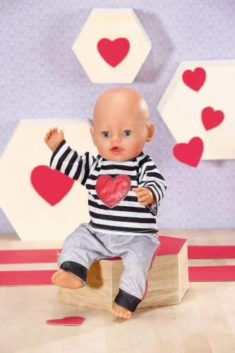 Dolly Moda - Sport-Outfit Gestreift, 43 Cm – Bild 2