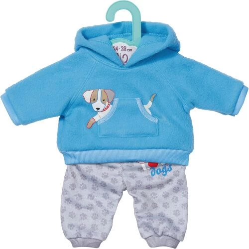 Dolly Moda - Sport-Outfit Blau, 36 Cm