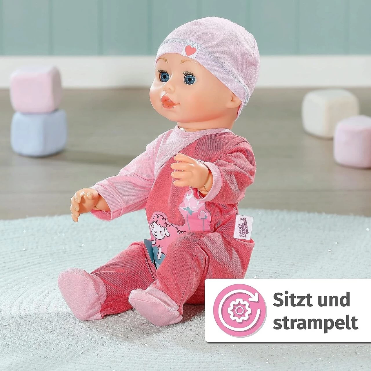 ZAPF 710616 Baby Annabell Emily Lauf Mit Mir 43cm – Bild 4