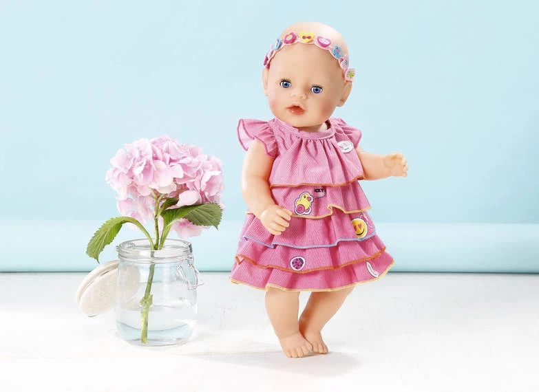 ZAPF 824481 BABY Born® Sommerkleid Set Mit Pins – Bild 3