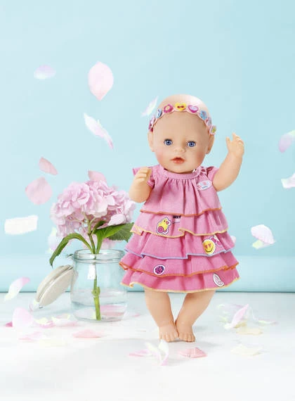 ZAPF 824481 BABY Born® Sommerkleid Set Mit Pins – Bild 4