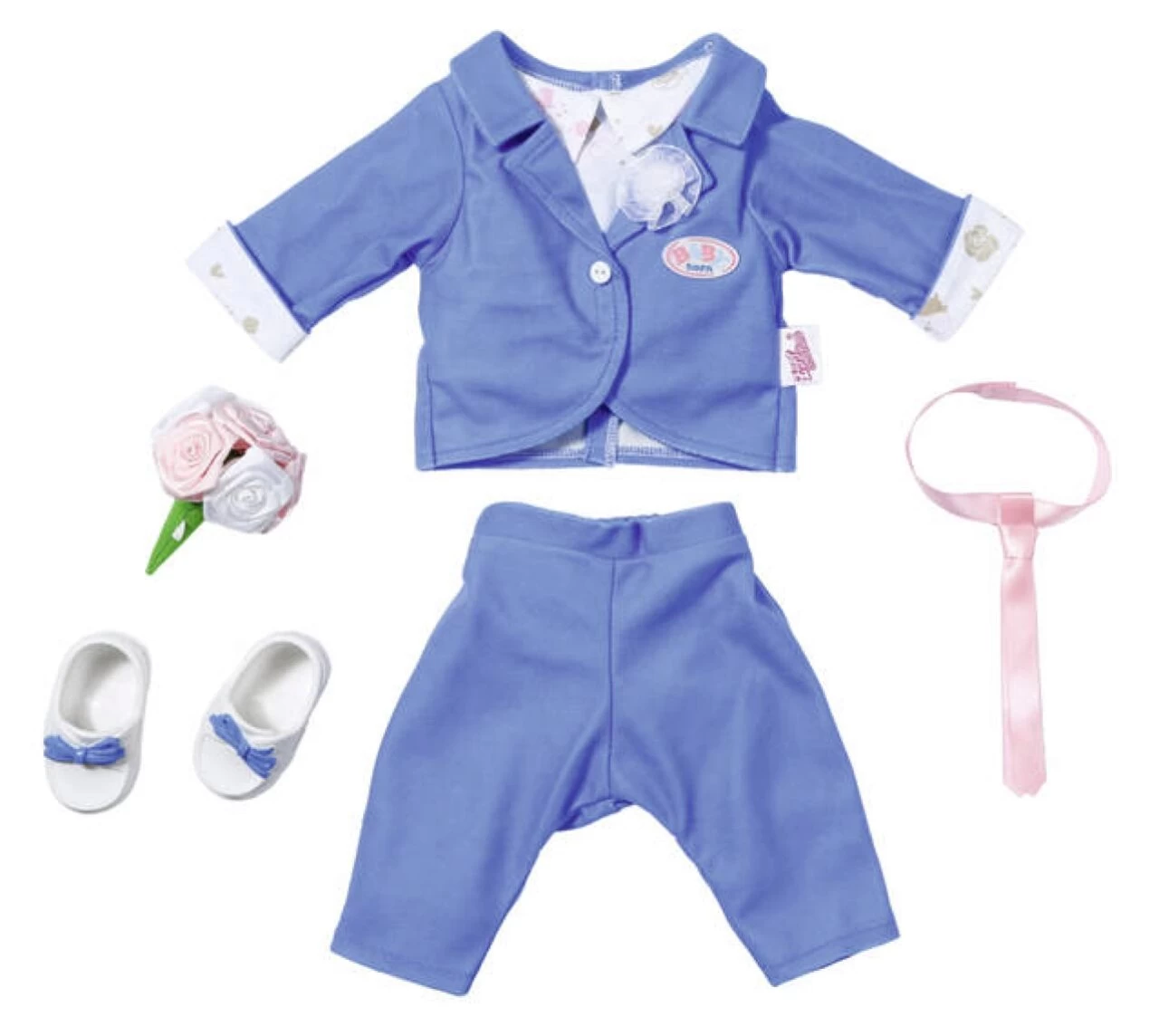 ZAPF 826874 BABY Born Boutique Deluxe Bräutigam 43 Cm