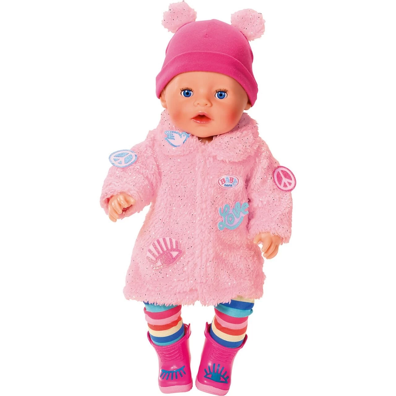 ZAPF 826959 BABY Born Trend Glitzer Mantel 43 Cm – Bild 2