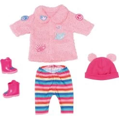 ZAPF 826959 BABY Born Trend Glitzer Mantel 43 Cm