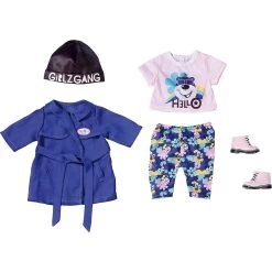 ZAPF 828151 BABY Born Deluxe Kalte Tage Set 43 Cm