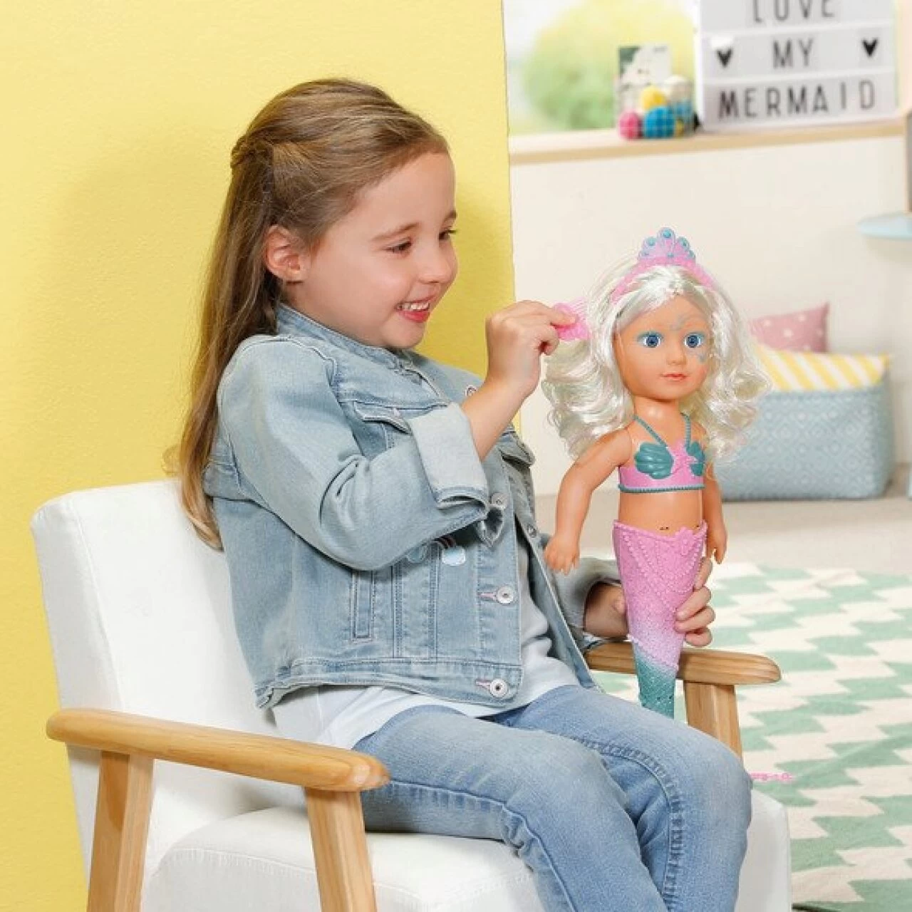 ZAPF 829370 BABY Born® Little Sister Meerjungfrau – Bild 3