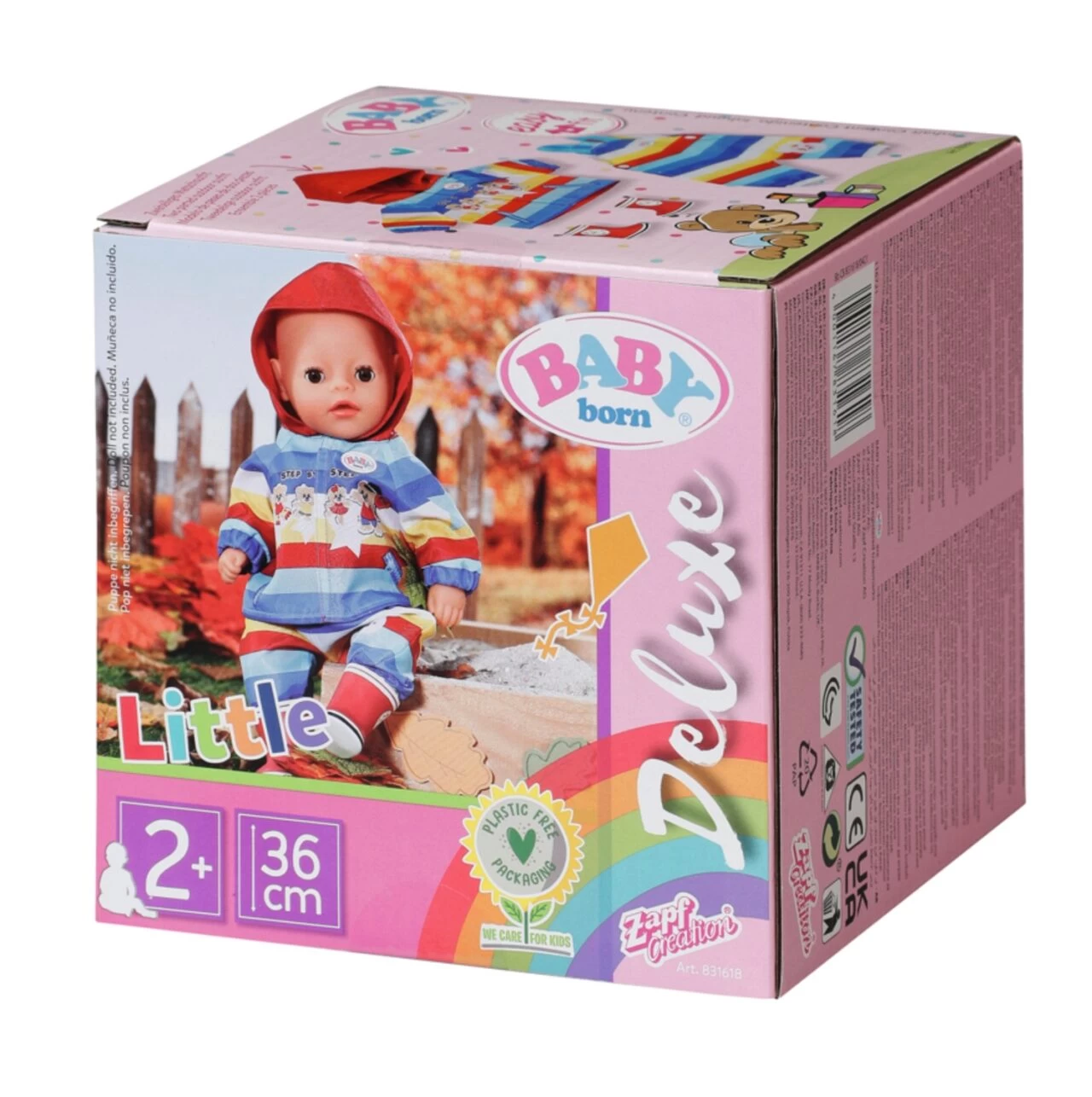 ZAPF 831618 BABY Born Kindergarten Matschhose Set 36 Cm – Bild 2