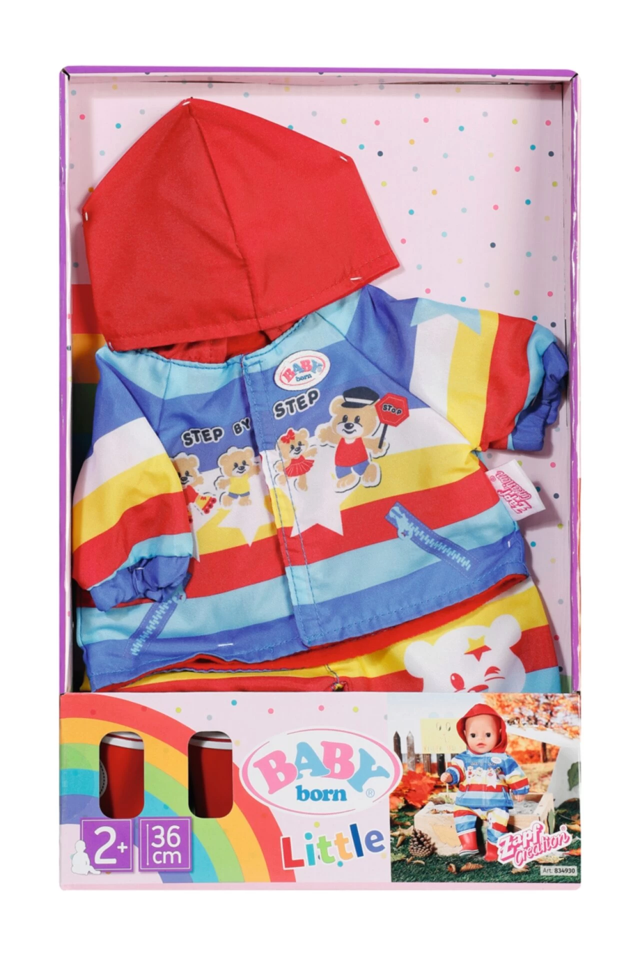 ZAPF 834930 BABY Born Kindergarten Matschhose Set 36 Cm – Bild 2