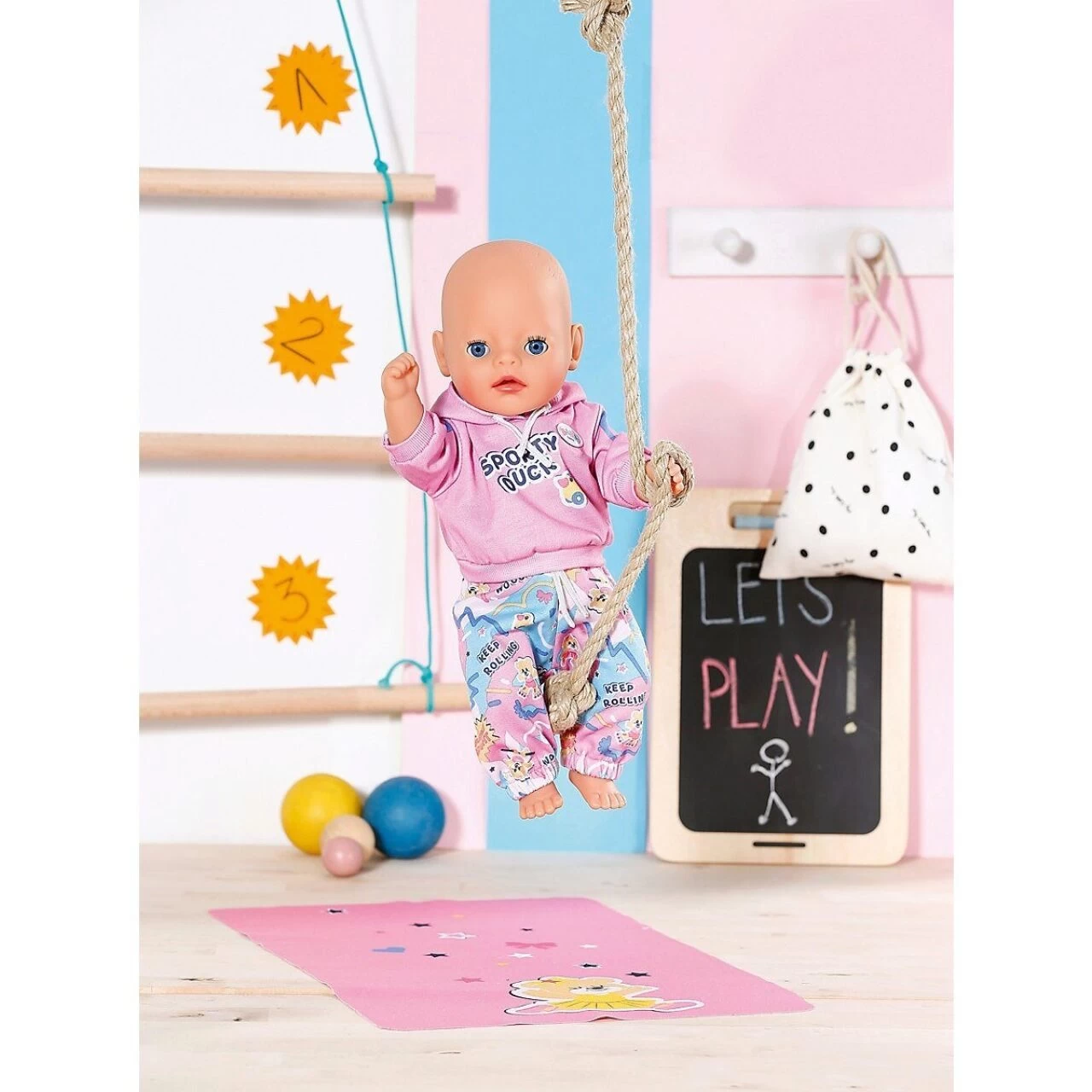 ZAPF 834954 BABY Born Kindergarten Sport Outfit 36 Cm – Bild 4