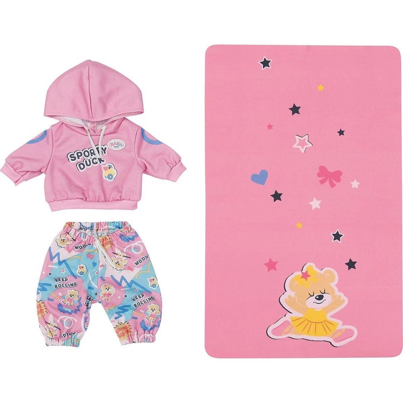 ZAPF 834954 BABY Born Kindergarten Sport Outfit 36 Cm